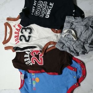 Basketball onsie bundle 0-6 months